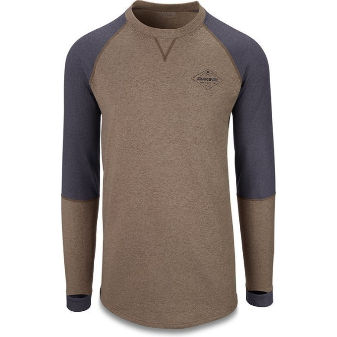 Фуфайка (термобелье) DAKINE UNION MID WEIGHT CREW TARMAC / BLACK HEATHER Размер M 10002516 (0610934295245)