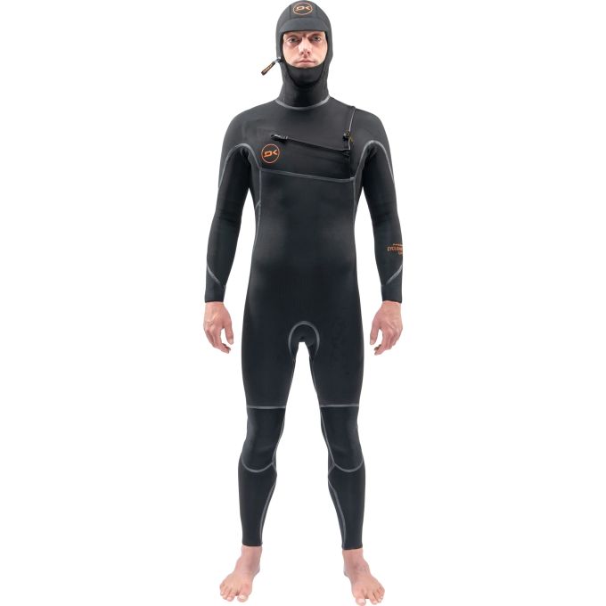 Гидрокостюм DAKINE MENS CYCLONE CHEST ZIP HOODED 6/4 Blk, размер LT DK22M64HCZ (0604565453679)