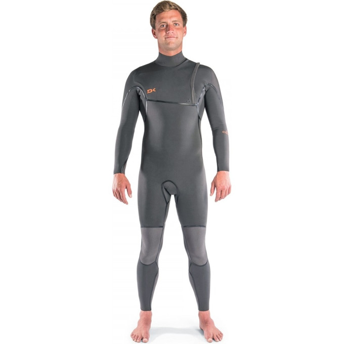 Гидрокостюм DAKINE MENS CYCLONE Z/F FULL SUIT 3/2 Graphite/Orange, размер L DK01M32CC1 (0604565771667)