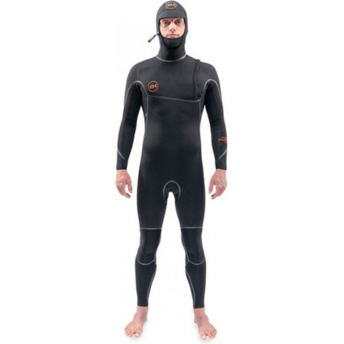 Гидрокостюм DAKINE MENS CYCLONE ZIP FREE HOODED 6/4mm BLACK, M DK21M64HC (0604565451255)