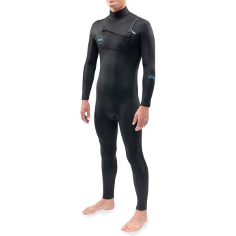 Гидрокостюм DAKINE MEN'S MISSION CHEST ZIP FULL SUIT 4/3mm Black Размер MT