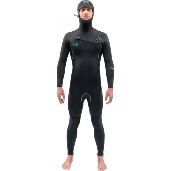 Гидрокостюм DAKINE MENS MISSION CHEST ZIP HOODED 6/5/4mm BLACK, XXL