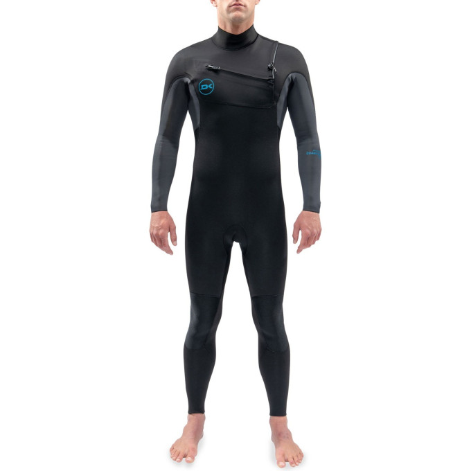 Гидрокостюм DAKINE MEN'S QUANTUM CHEST ZIP FULL SUIT 3/2mm Black/Grey Размер M DK21M32QZ (0604565434982)