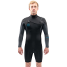 Гидрокостюм DAKINE MEN'S QUANTUM CHEST ZIP LONG SLEEVED SHORTY 2/2mm F/L Black/Grey, размер M DK22M22QLSZFL (0604565594259)