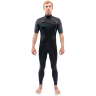 Гидрокостюм DAKINE MEN'S QUANTUM CHEST ZIP SHORT SLEEVED FULL SUIT 2/2mm Black/Grey, размер MT DK22M22QSSZ (0604565593849)
