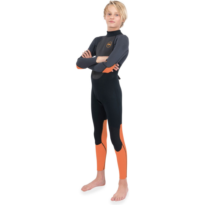 Гидрокостюм детский DAKINE KIDS QUANTUM B/Z FULL SUIT 4/3 GBS Black/camo, размер 12 DK01K43QBZC1J (0604565736512)