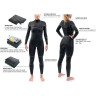 Гидрокостюм женский DAKINE WOMEN'S CYCLONE ZIP FREE FULL SUIT 3/2mm Black Размер 8 DK21W32C (0604565435804)