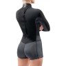 Гидрокостюм женский DAKINE WOMEN'S MISSION SHORT SLEEVED FULL SUIT 2/2mm Black/Blue Размер 14 DK21W22MSS (0604565436955)