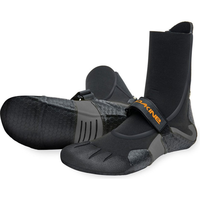 Гидротапки DAKINE UNISEX CYCLONE ROUND TOE BOOT 7/5мм черные, размер 12 DK22U7CRTB (0604565598363)