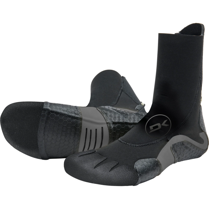 Гидротапки DAKINE UNISEX QUANTUM ROUND TOE BOOT 5mm Black, размер 8 DK22U5QRTB (0604565452788)