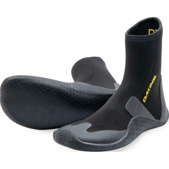 Гидротапки DAKINE UNISEX RT BOOT 5MM BLACK Размер 9 DK22U5RB (0604565452979)