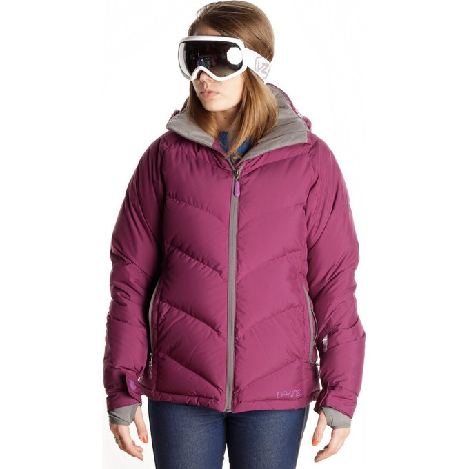 Куртка пуховая DAKINE 20К ж WOMENS KENSINGTON DOWN JACKET PLUM Размер L 8700500 (0610934739169)
