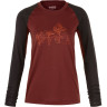 Фуфайка (термобелье) женская DAKINE HILLCREST CREW ROSEWOOD/BLACK Размер S 10000684 (0610934076318)