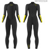 Гидрокостюм женский DAKINE WOMEN'S RTA BACK ZIP FULL SUIT 3/2mm Black/Yellow Размер 14 DK21W32RTA (0604565437556)