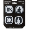 Наклейка на доску DAKINE DOTS STOMP BLACK / WHITE 10002704 (0610934318418)